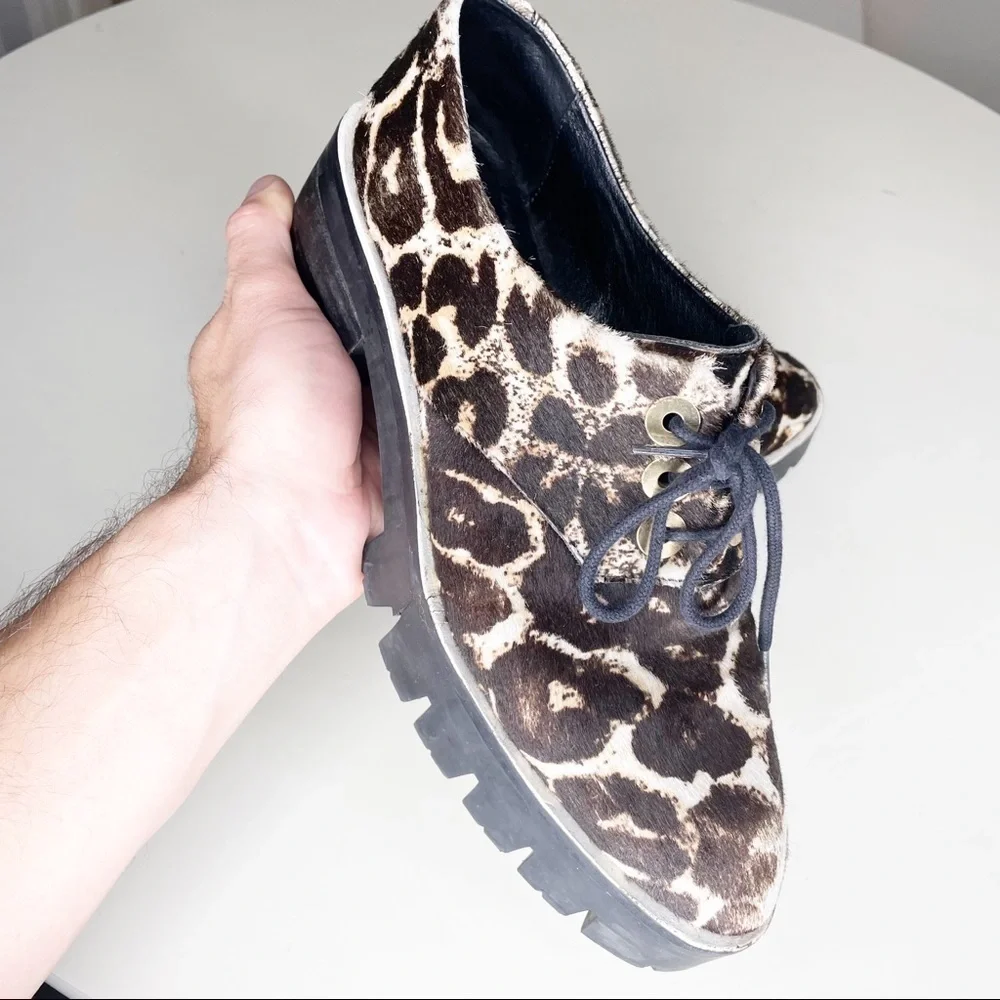 Sandro Paris Alec Leopard Platform Sneaker EU 39 US Women’s Size 9